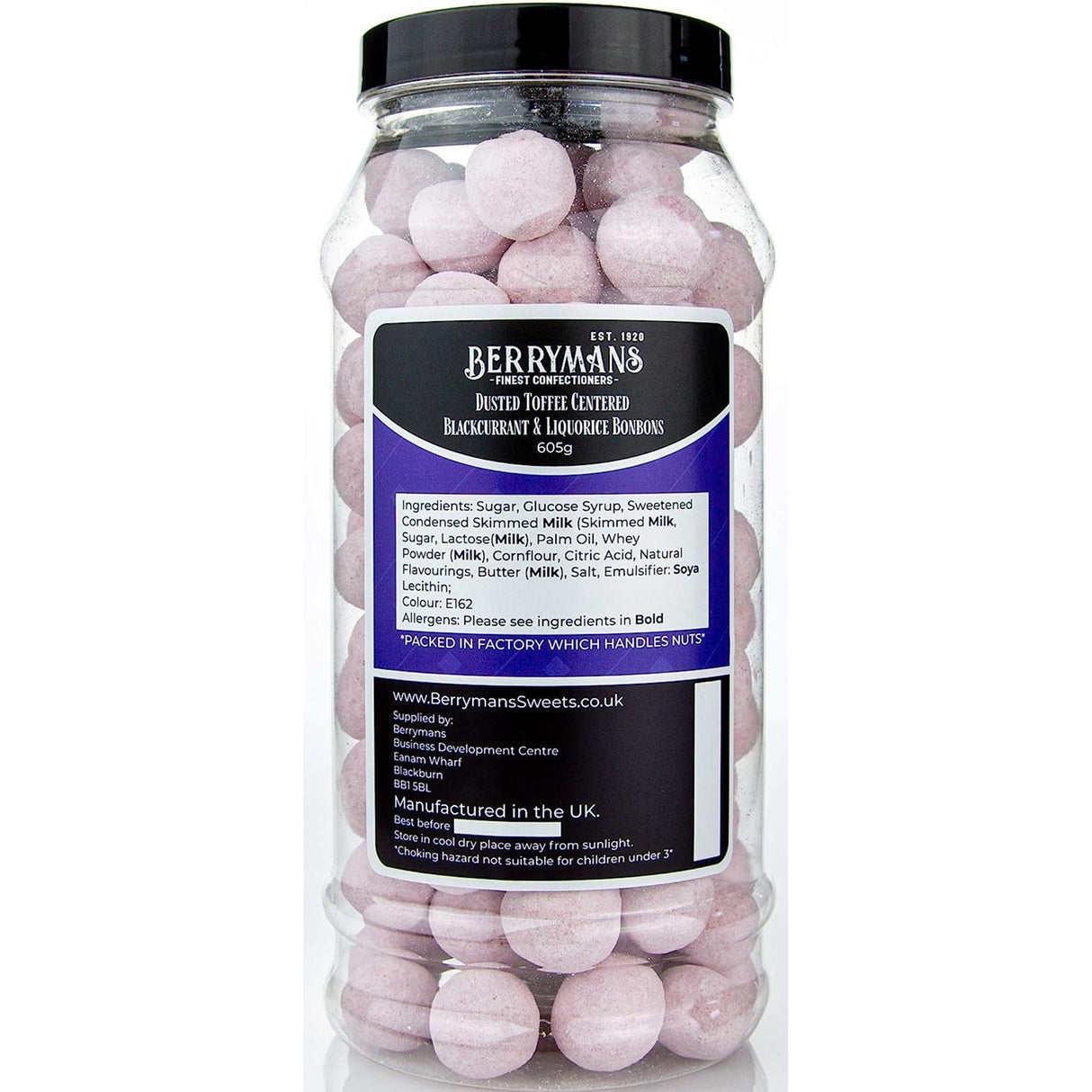 Blackcurrant and Liquorice BonBons