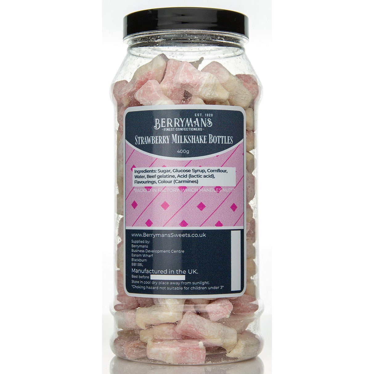 Strawberry Milkshake Bottles