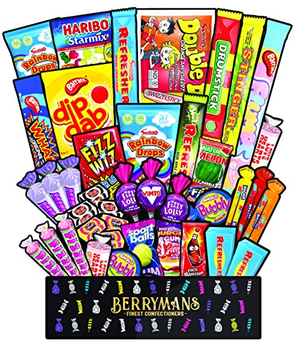 Jumbo Retro Sweets Hamper Gift Box | Delivered Next Day | Berrymans Sweets 