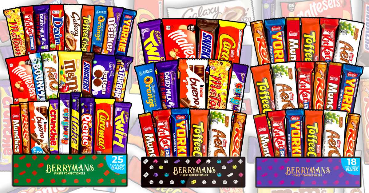Berrymans Chocolate and Sweets Hampers Gift Boxes