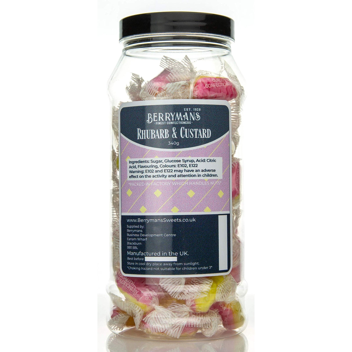 Rhubarb and Custard Boiled Sweets