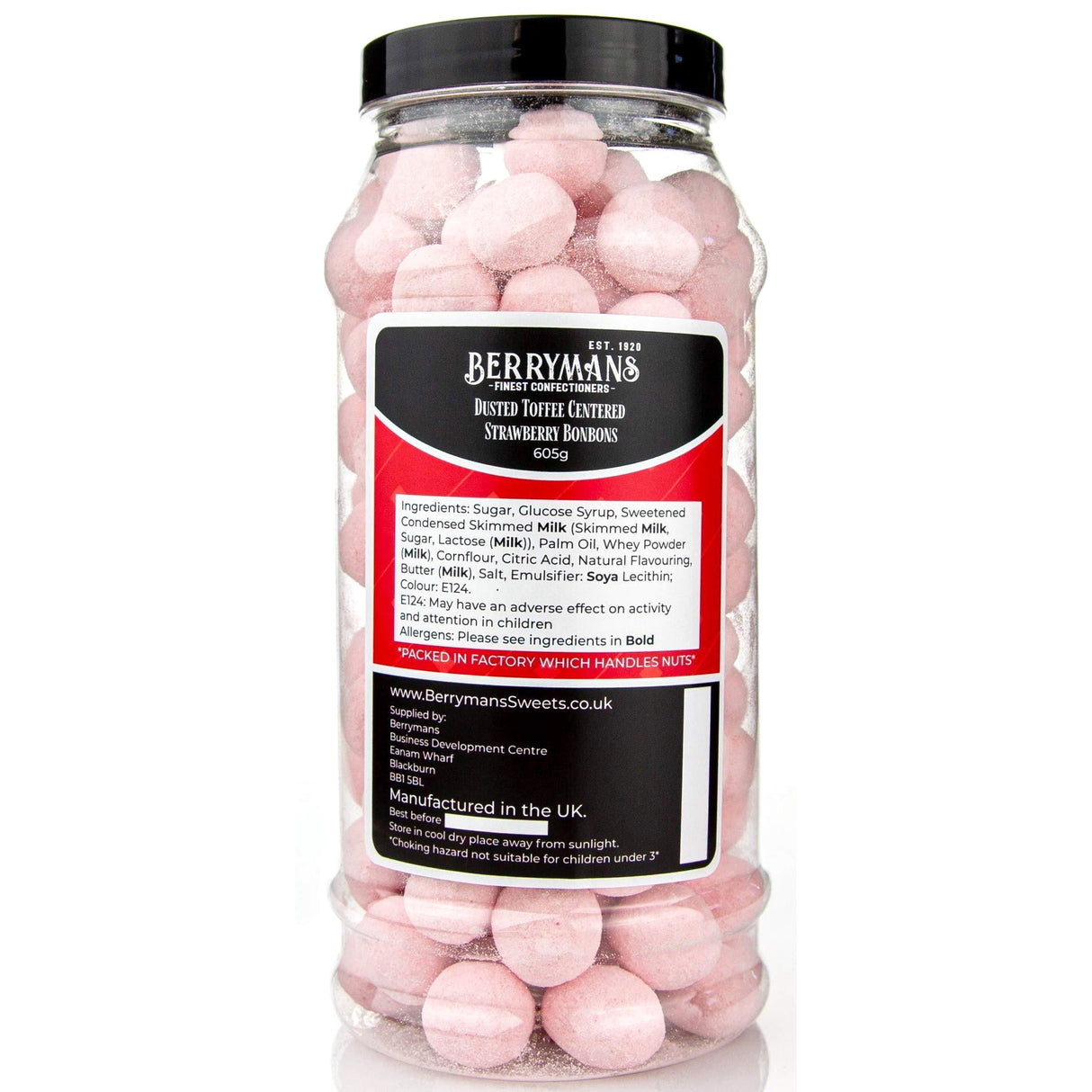 Chewy strawberry BonBons